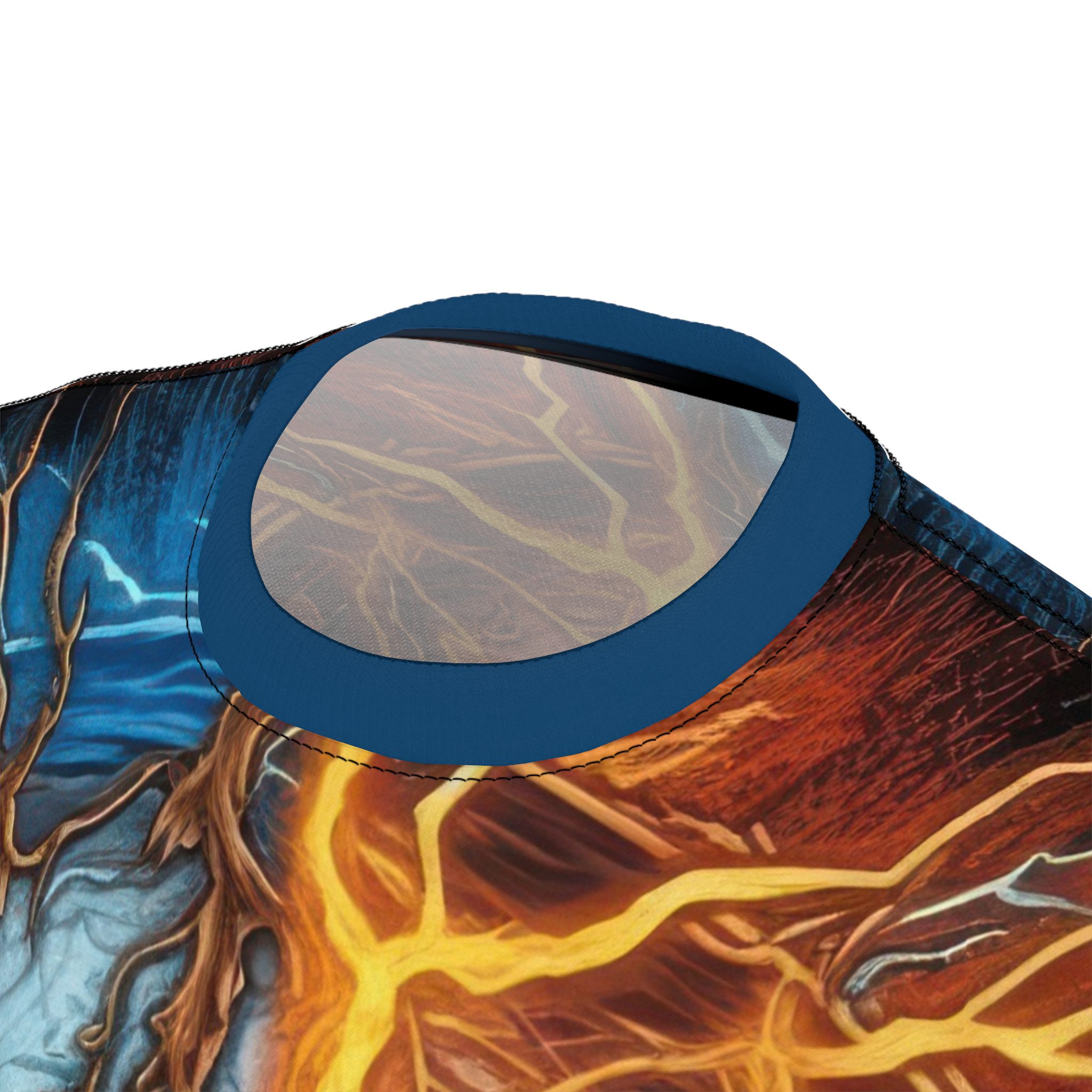 Fire And Ice Face Demon Tee - Perfect for Bold Fashion Lovers! 5 Toasted Styles