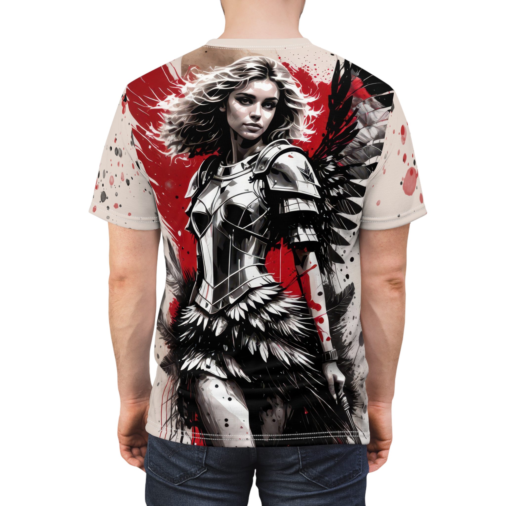 Heroic Warrior Unisex Tee - Bold Graphic Design for Comic Fans 5 Toasted Styles