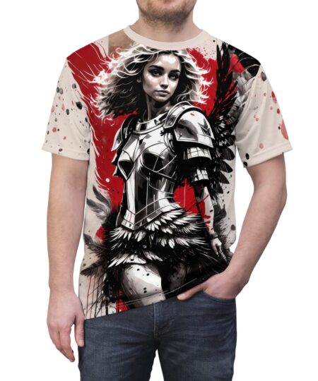 Heroic Warrior Unisex Tee - Bold Graphic Design for Comic Fans 9 Toasted Styles