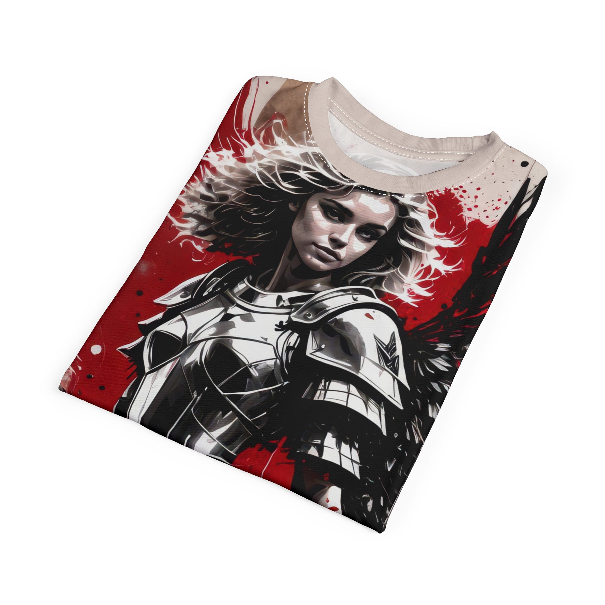 Heroic Warrior Unisex Tee - Bold Graphic Design for Comic Fans 8 Toasted Styles