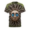 Nature-Inspired Unisex All Over Print Tee with Unique Tree Face Design 6 Toasted Styles