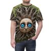 Nature-Inspired Unisex All Over Print Tee with Unique Tree Face Design 8 Toasted Styles