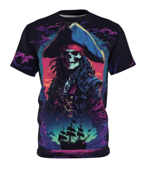 Pirate-Themed Unisex Tee with Bold Graphic Design 9 Toasted Styles