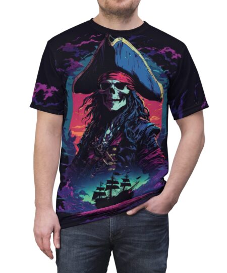 Pirate-Themed Unisex Tee with Bold Graphic Design 8 Toasted Styles