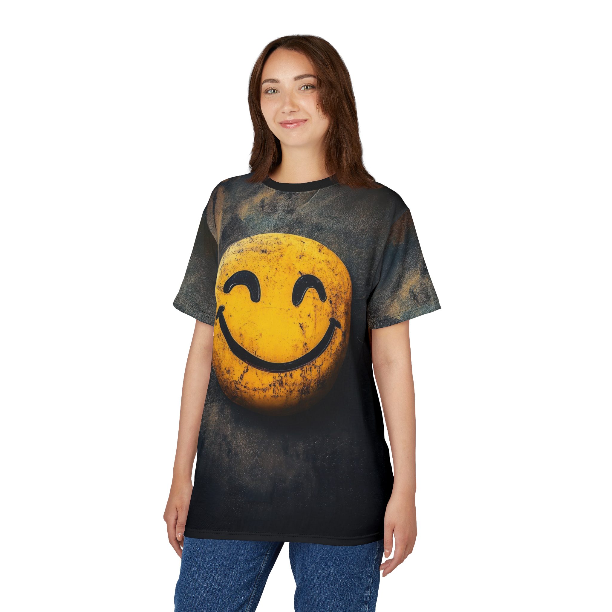 Smiley Face Unisex Tee - Fun & Casual Graphic T-Shirt 4 Toasted Styles