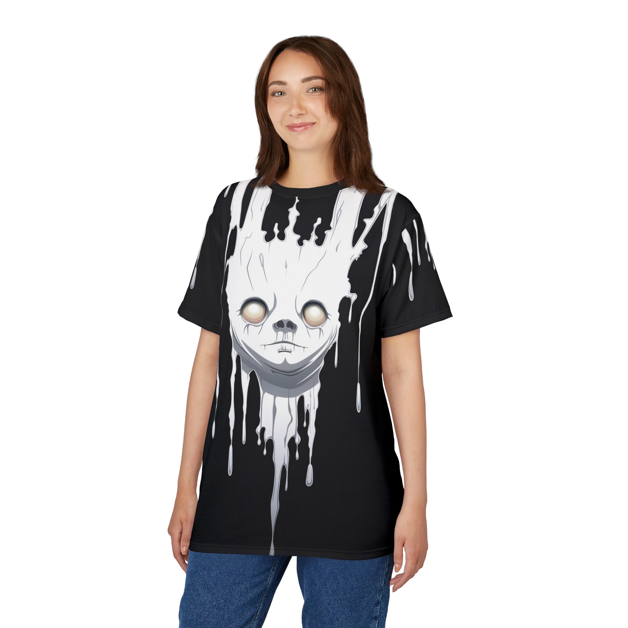 Spooky Dripping Mask Unisex All Over Print - Perfect for Halloween and Horror Fans 3 Toasted Styles