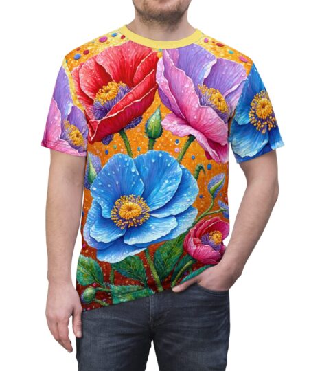 Vibrant Floral Unisex Tee - Perfect for Spring Celebrations and Everyday Wear 8 Toasted Styles