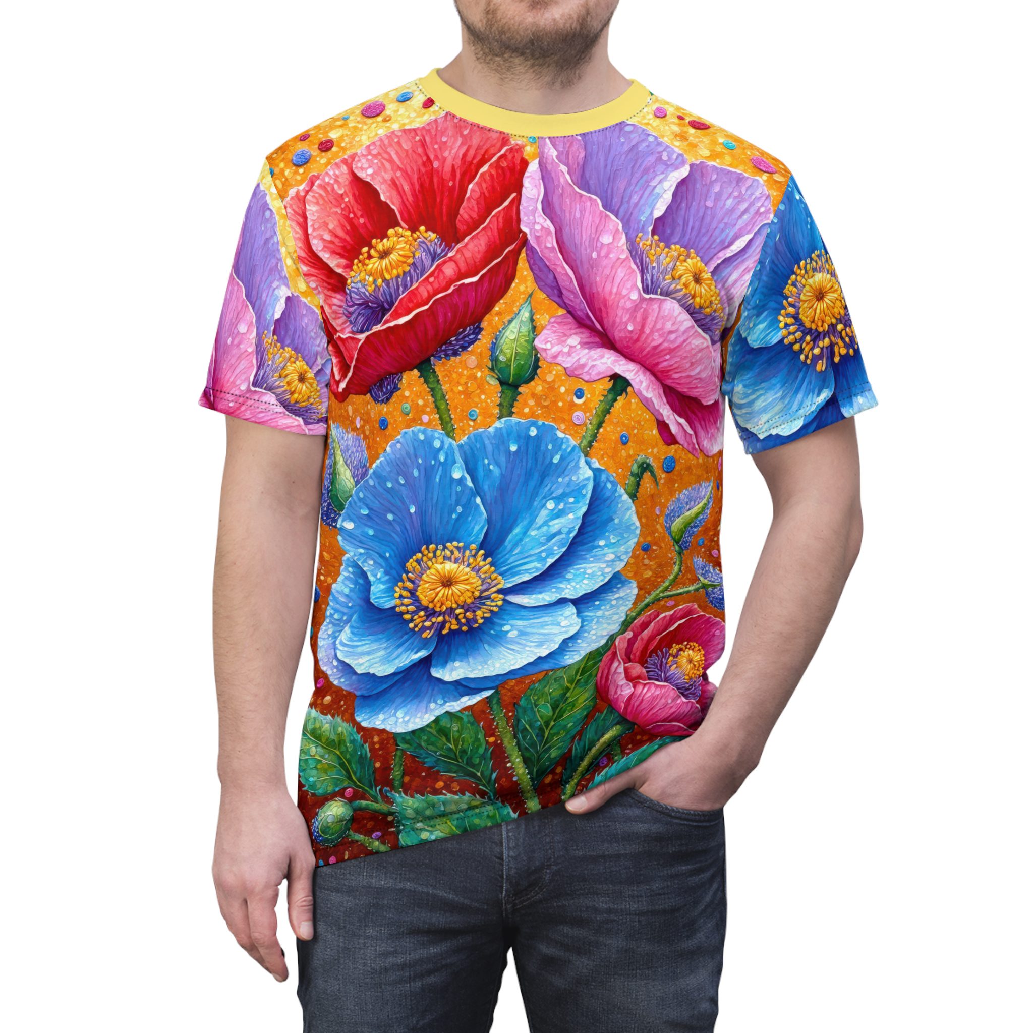 Vibrant Floral Unisex Tee - Perfect for Spring Celebrations and Everyday Wear 8 Toasted Styles