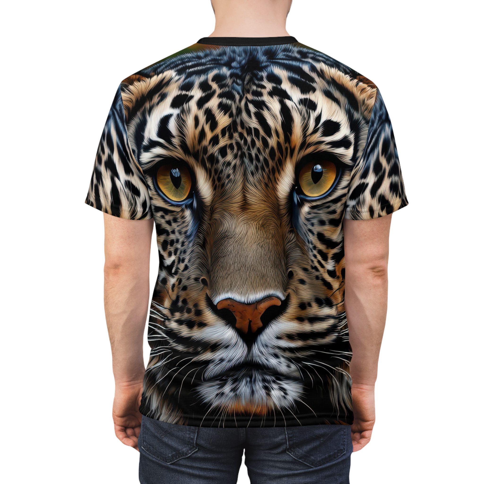 Wildlife Art Unisex All Over Print - Fierce Leopard Design 5 Toasted Styles