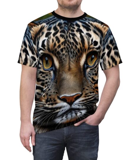 Wildlife Art Unisex All Over Print - Fierce Leopard Design 8 Toasted Styles