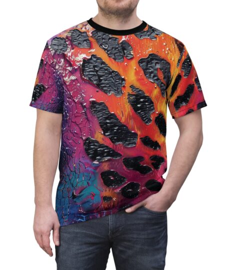Vibrant Leopard Print Tee, Stylish Unisex Shirt, Trendy Graphic Top, Perfect for Casual Wear, Birthday Gift, Summer Vibes
