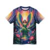 Colorful Fairy In Garden Uni-Sex All Over Print Tee 4 Toasted Styles