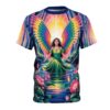 Colorful Fairy In Garden Uni-Sex All Over Print Tee 3 Toasted Styles