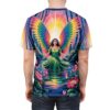 Colorful Fairy In Garden Uni-Sex All Over Print Tee 2 Toasted Styles