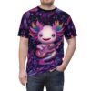 Colorful Fantasy Musician Unisex Tee - Vibrant Axolotl Design 10 Toasted Styles