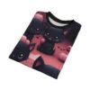 Cute Halloween Cat Tee - Unisex All Over Print T-Shirt with Adorable Kittens and Pumpkins Design 9 Toasted Styles