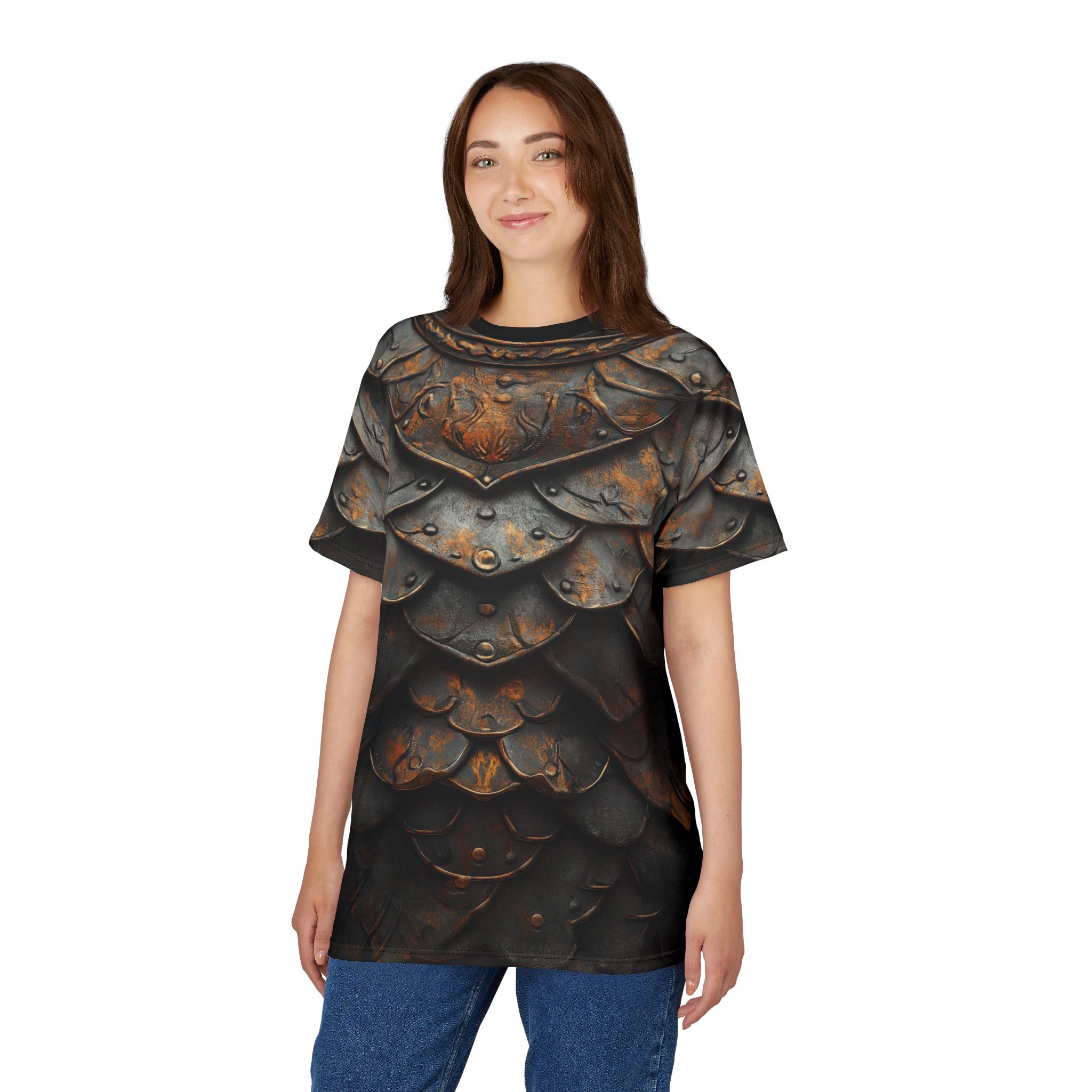 Dragon Scale Unisex All Over Print - Bold Fantasy Armor Design 7 Toasted Styles