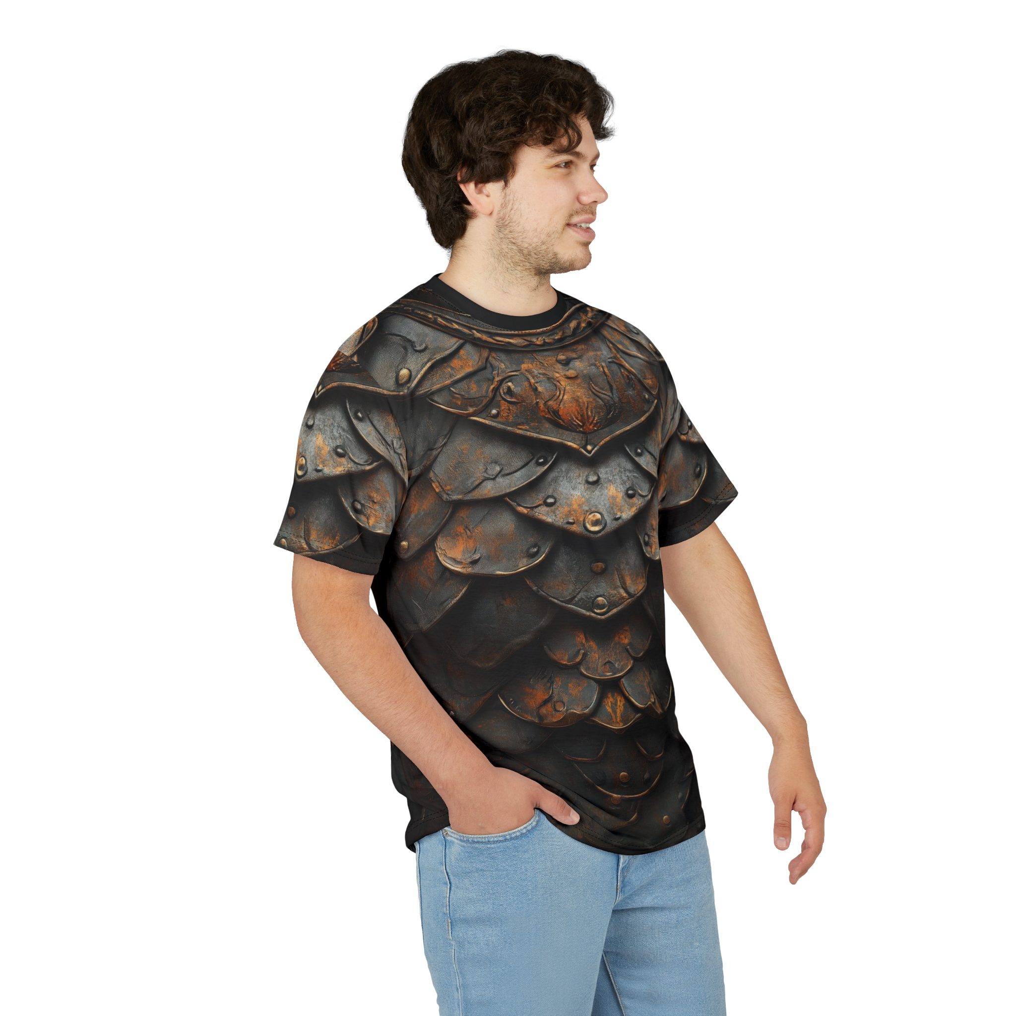 Dragon Scale Unisex All Over Print - Bold Fantasy Armor Design 6 Toasted Styles