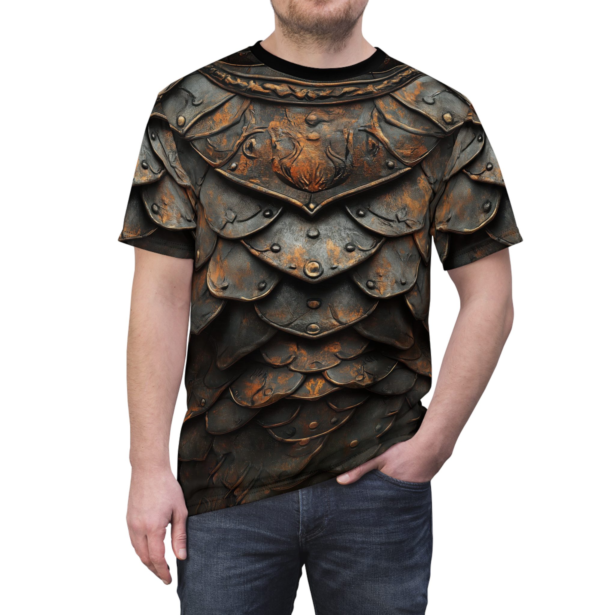 Dragon Scale Unisex All Over Print - Bold Fantasy Armor Design 1 Toasted Styles