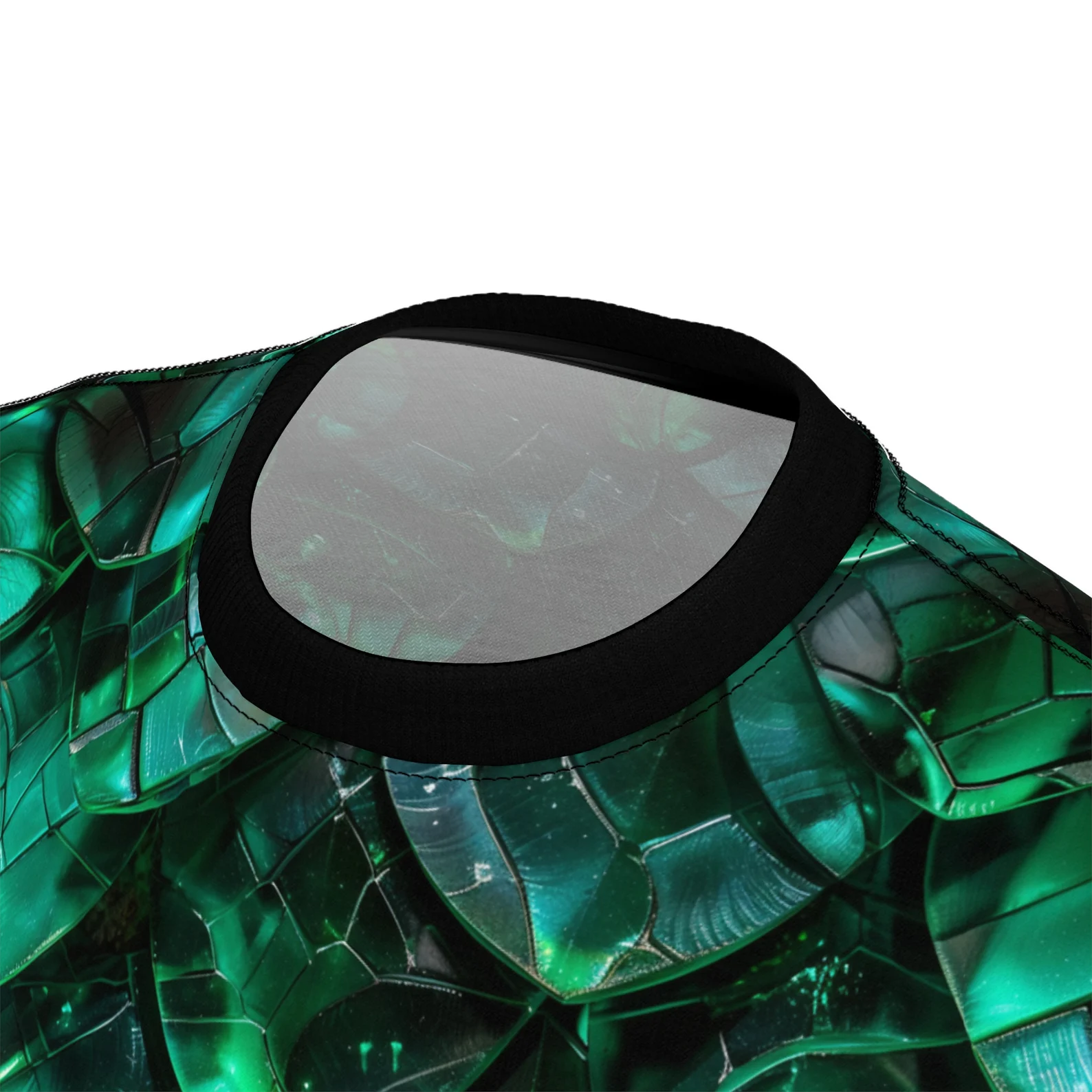 Emerald Dragon Scales Tee Shirt - All Over Print T-Shirt 10 Toasted Styles