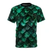 Emerald Dragon Scales Tee Shirt - All Over Print T-Shirt 5 Toasted Styles