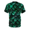 Emerald Dragon Scales Tee Shirt - All Over Print T-Shirt 9 Toasted Styles