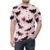 Halloween Bat Pattern Unisex All Over Print Tee - Spooky & Fun Design for Fall Celebrations 1 Toasted Styles