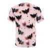 Halloween Bat Pattern Unisex All Over Print Tee - Spooky & Fun Design for Fall Celebrations 4 Toasted Styles
