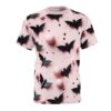 Halloween Bat Pattern Unisex All Over Print Tee - Spooky & Fun Design for Fall Celebrations 2 Toasted Styles
