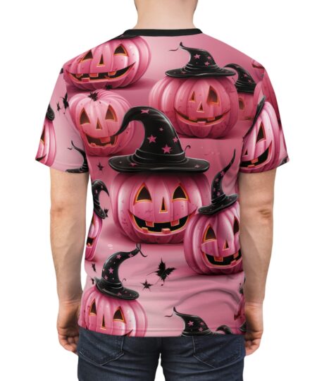 Halloween Pumpkin Spell Unisex All Over Print Tee - Spooky Fun Cut & Sew Shirt 2 Toasted Styles