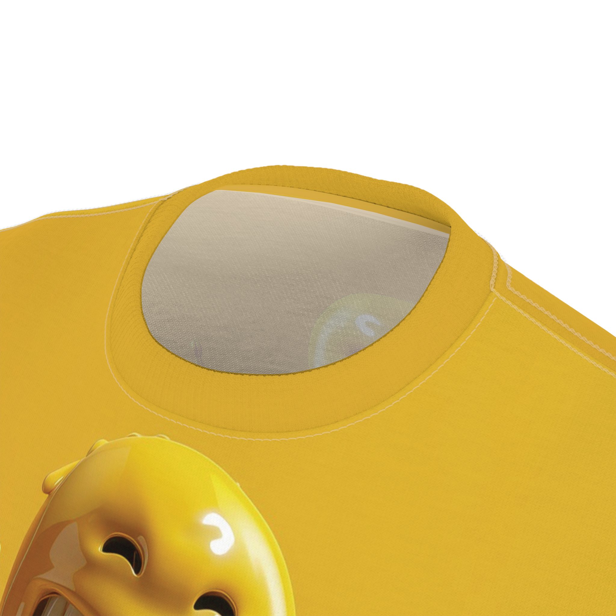 Happy Faces Unisex All Over Print - Fun Yellow Smiley Graphic T-Shirt 8 Toasted Styles