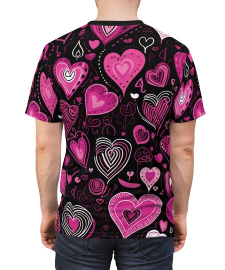 Heart Pattern Unisex Tee - Perfect for Valentine's Day & Romantic Occasions 2 Toasted Styles