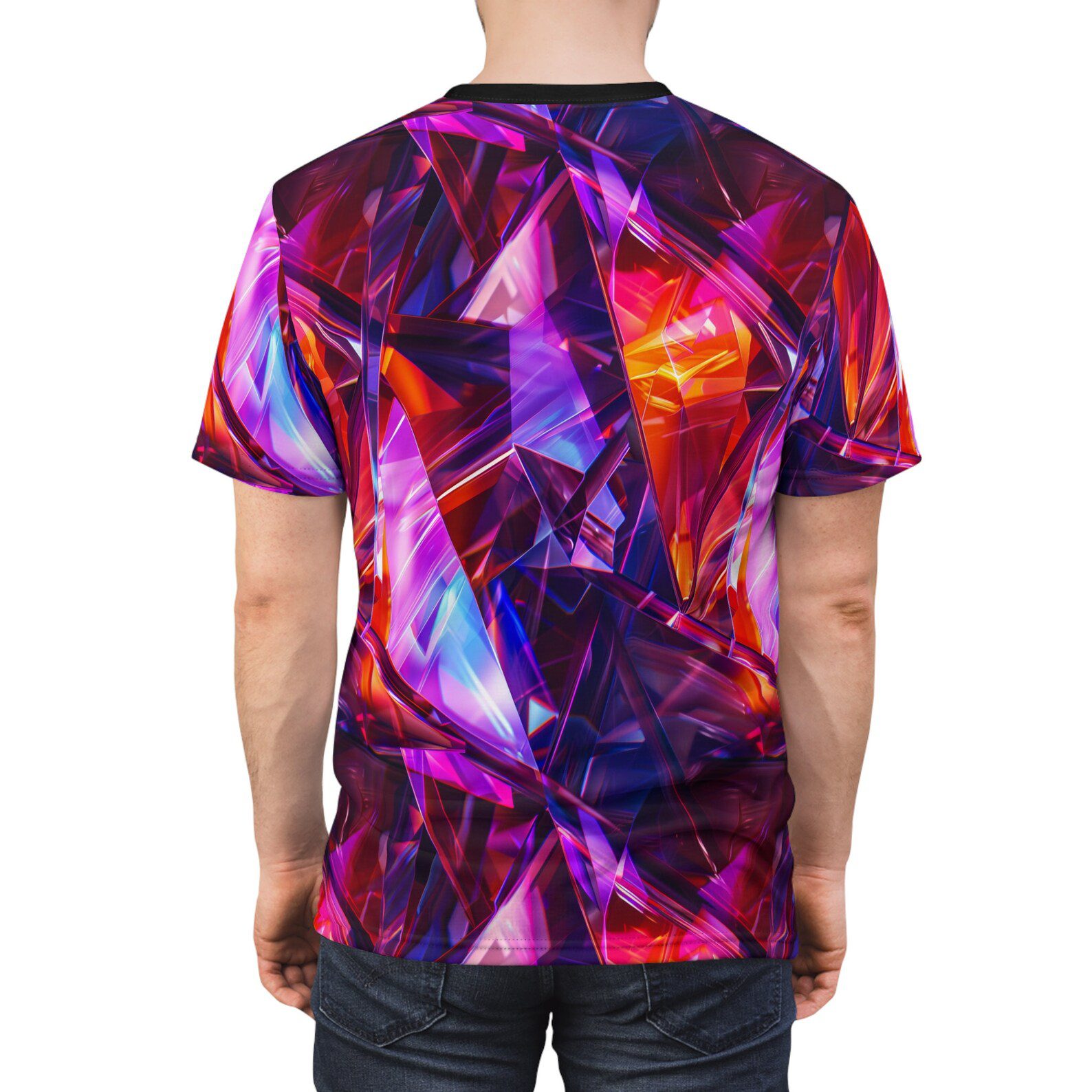 Sapphire Amethyst All Over Print Uni-Sex T-Shirt 7 Toasted Styles