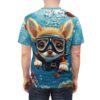 Underwater Adventure Dog Tee - Fun Unisex All Over Print T-Shirt for Pet Lovers 2 Toasted Styles