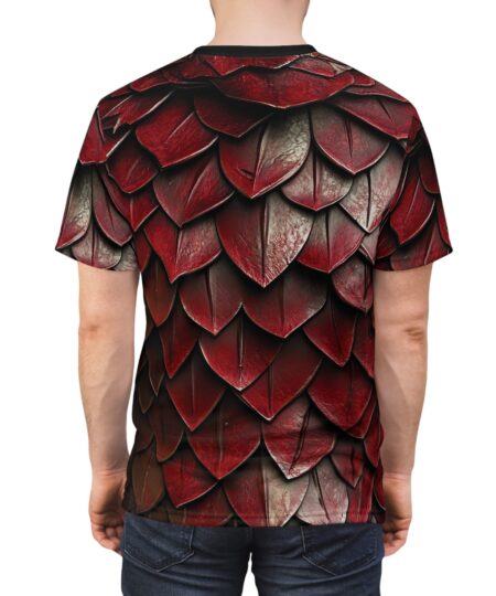 Unisex Dragon Scale All Over Print Tee – Bold Fantasy Inspired Design 2 Toasted Styles