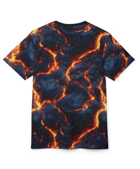 Unisex Lava Print All Over Print Tee - Bold Graphic Tee for Adventure Lovers 2 Toasted Styles