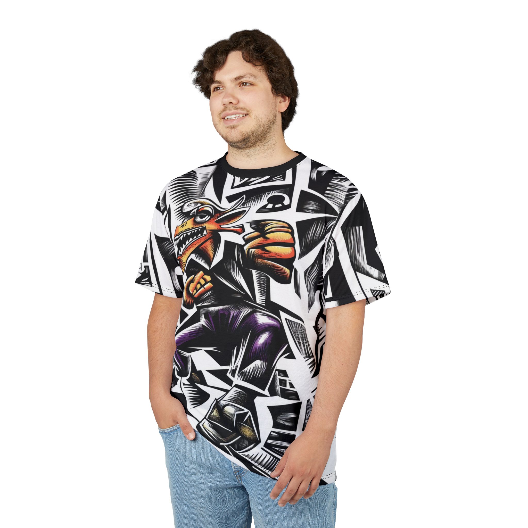 Urban Graffiti Unisex T-Shirt - Bold Street Art Design 4 Toasted Styles