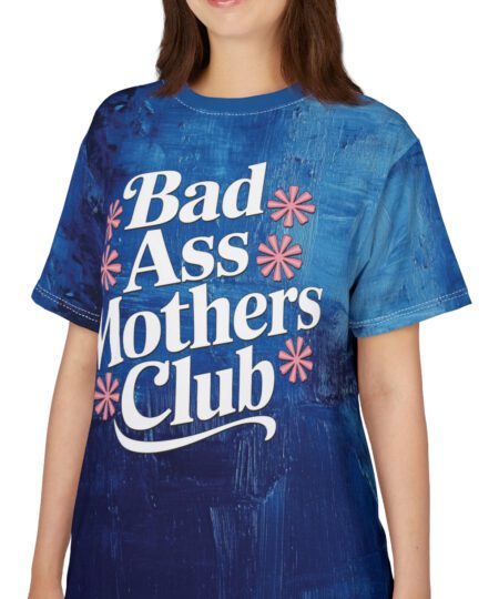 Bad Ass Mothers Club Unisex Tee - Stylish Graphic Tee for Moms