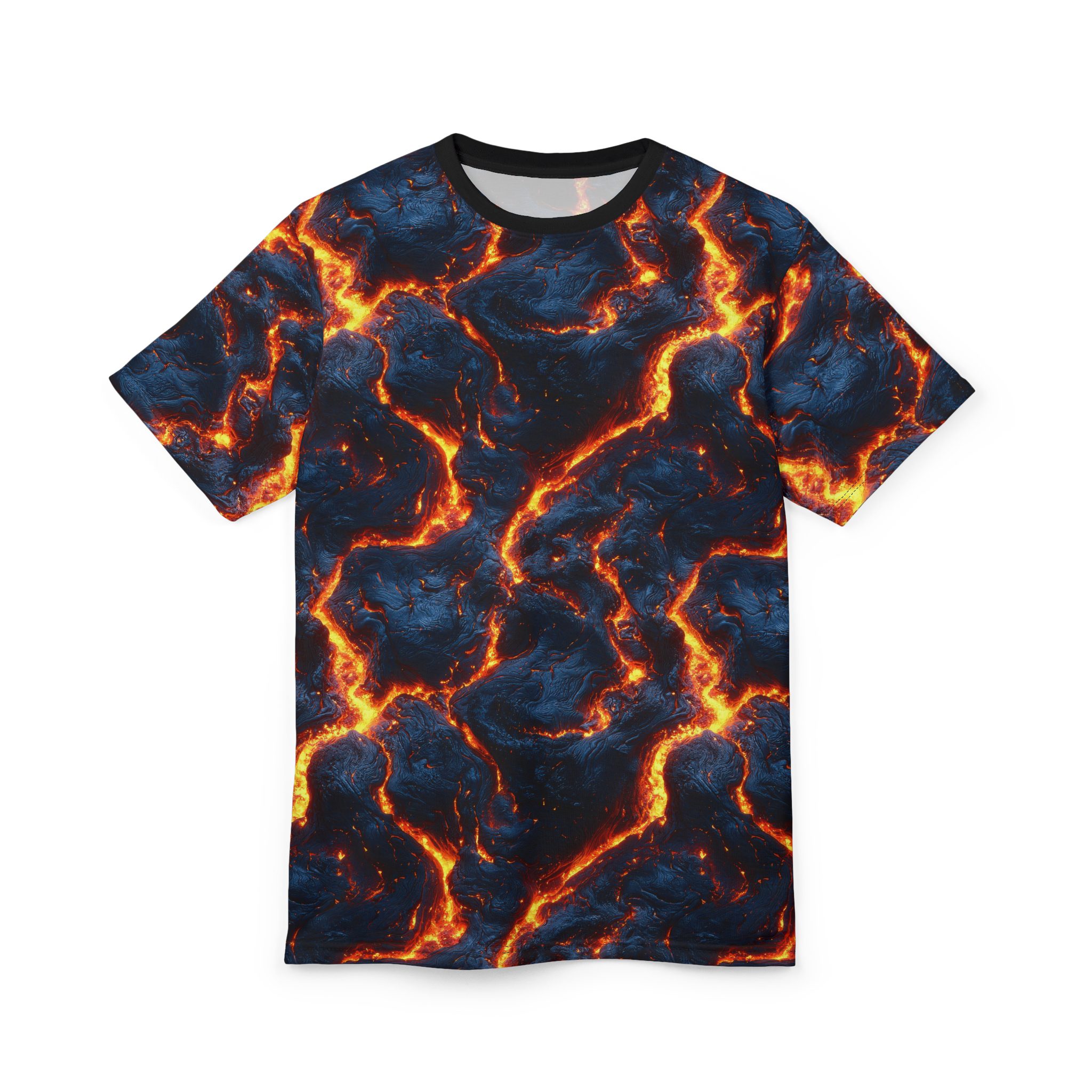 Lava Flow Unisex All Over Print Tee - Vibrant Graphic T-Shirt 3 Toasted Styles