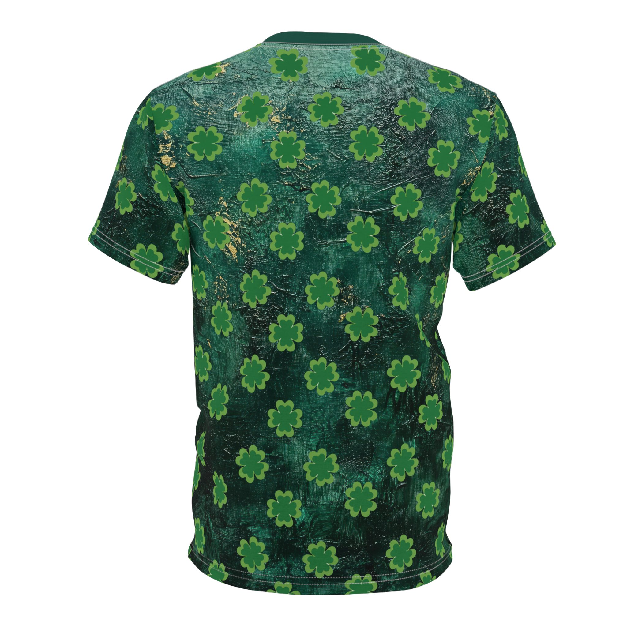 St. Patrick's Day Unisex Tee - Green Clover Design 4 Toasted Styles