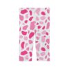 Trendy Pink Pattern Women’s Capri Leggings - Stylish Activewear for Everyday Wear 10 Toasted Styles