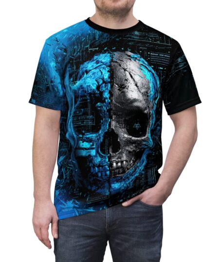 Unisex Graphic Skull Tee – Edgy & Stylish All Over Print Streetwear 10 Toasted Styles