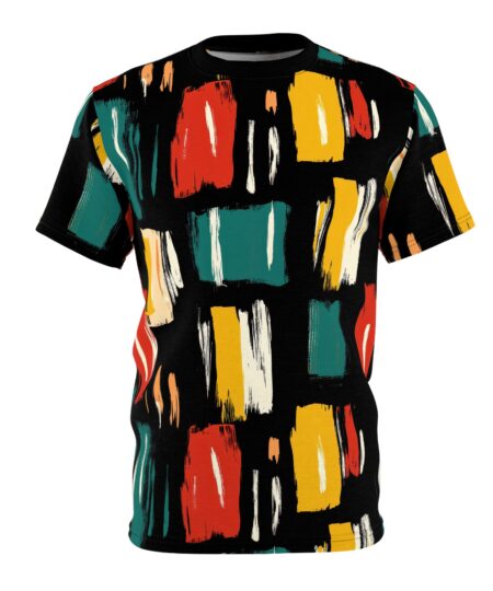 Vibrant Abstract Unisex Tee - Bold Colorful Design 2 Toasted Styles