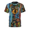 Vibrant Dog Art Unisex Tee - Colorful All Over Print T-Shirt for Dog Lovers 3 Toasted Styles