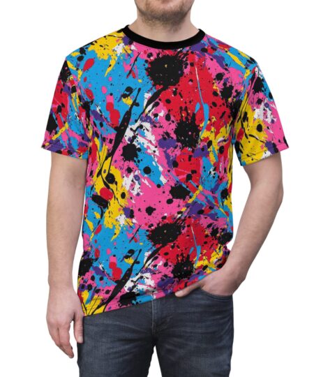Vibrant Splash Art Unisex Tee - Perfect for Festivals and Everyday Wear 10 Toasted Styles