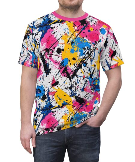 Vibrant Unisex All Over Print Tee - Colorful Art-Inspired Design 10 Toasted Styles
