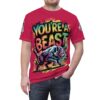 You're A Beast Wolf Uni-Sex All Over Print Tee 10 Toasted Styles