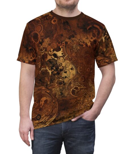 Steampunk Vibes Unisex All Over Print Tee - Unique Graphic T-Shirt for Trendsetters