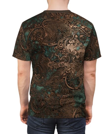 Bohemian Print Unisex T-Shirt - Artistic All Over Print Design 2 Toasted Styles