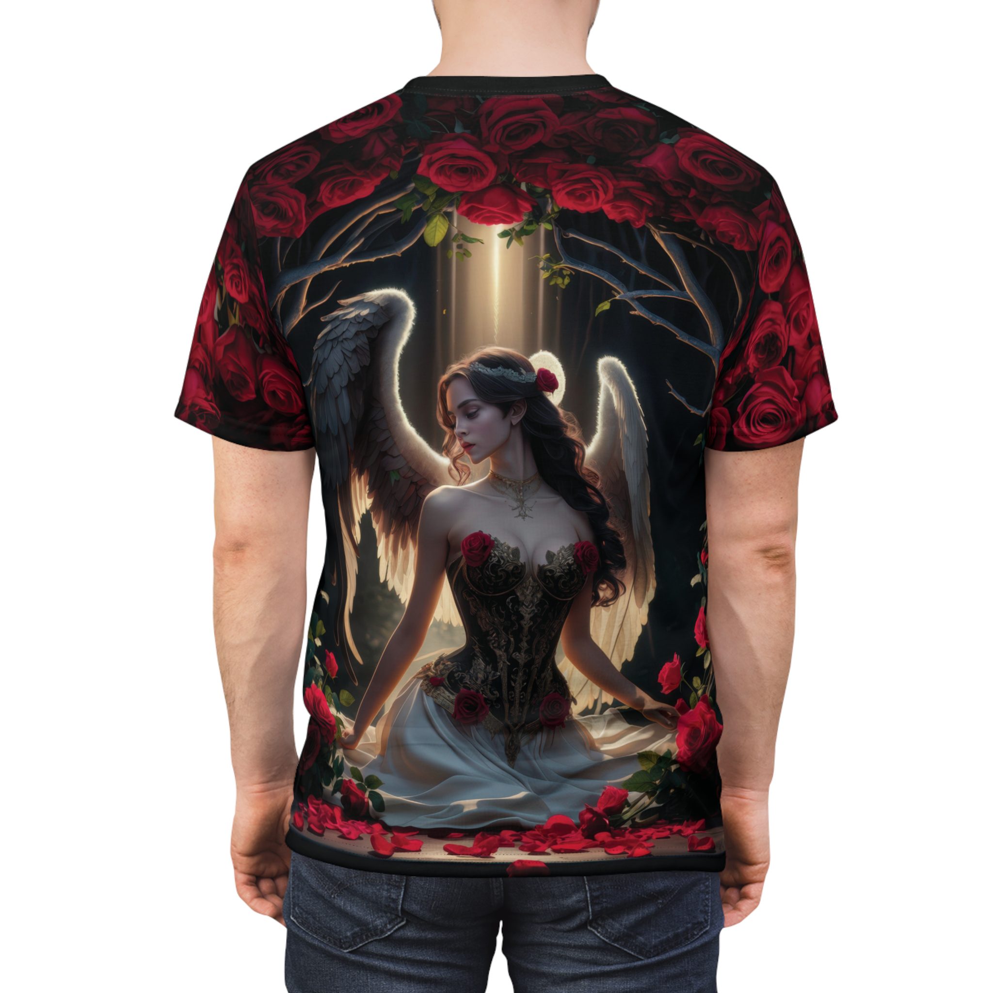 Elegant Angelic Floral Tee - Dreamy Design for Fashion Enthusiasts 6 Toasted Styles